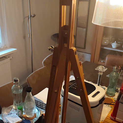 Atelier staffelei aus holz - atelier-staffelei,