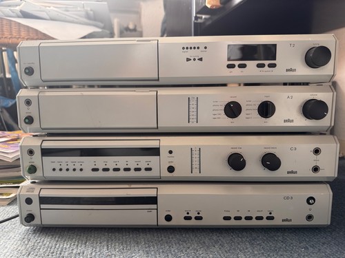 Braun hifi anlage mit den - ,
